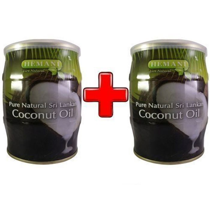 Huile de Coco - HEMANI - 2 Huiles 100% Naturelles - Nourrissante - Adoucissante - Fortifiante