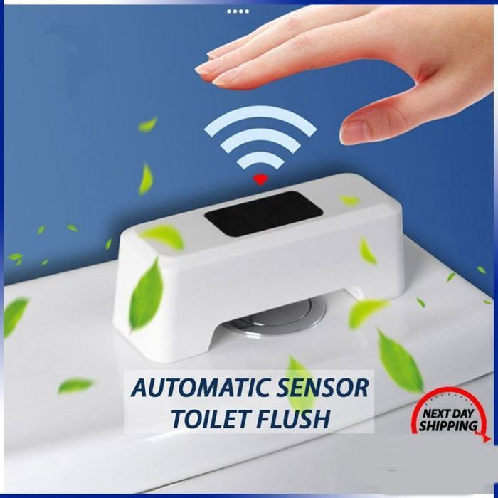 BOUTON DE CHASSE D'EAU AUTOMATIQUE POUR TOILETTES