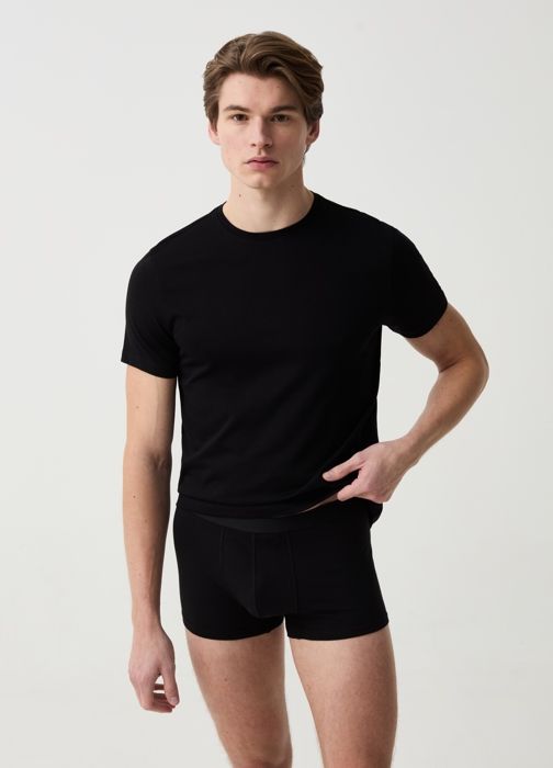 Boxers - Noname - Lot de 3 - Coton biologique - Extensible - Taille élastique