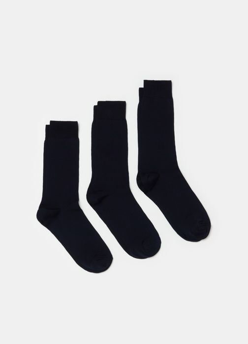 Lot de trois paires de chaussettes courtes extensibles
