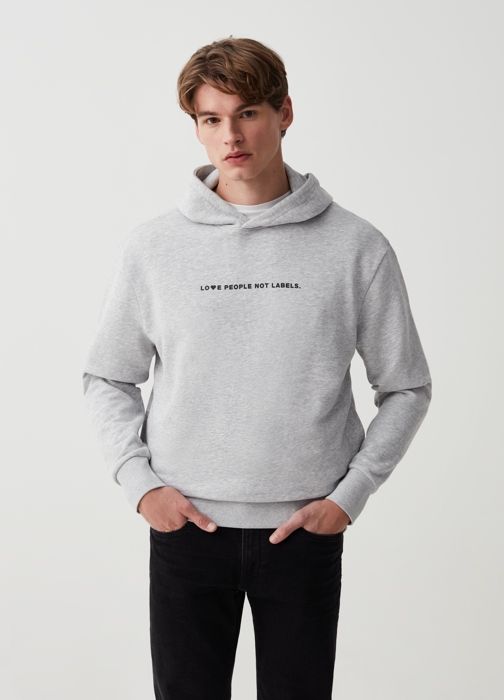 Sweat à capuche avec imprimé