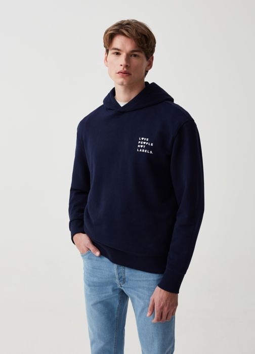Sweat à capuche avec imprimé