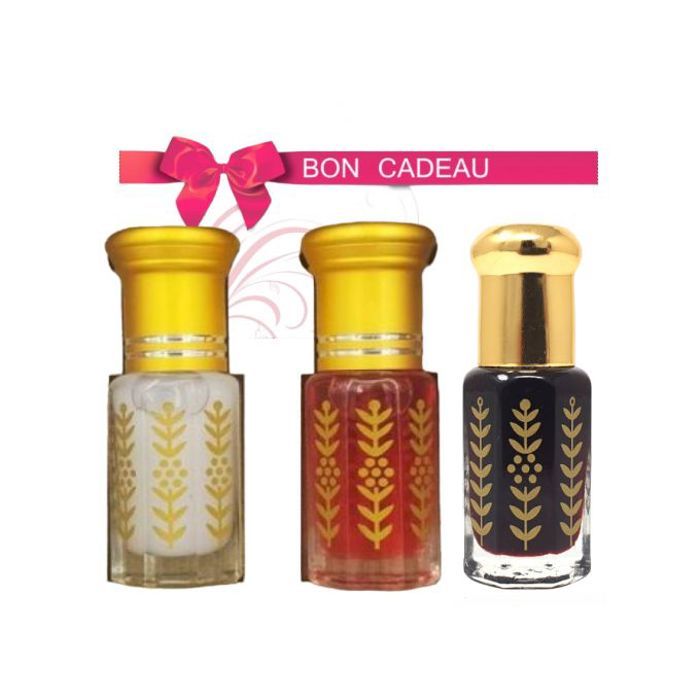 Musc Pack tahara+ musc aarouss+ musc noir cadeau