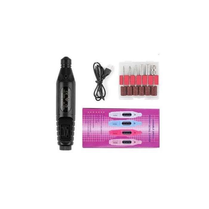 Perceuse à ongles électrique, appareil pour manucure, fraises, ensemble de mèches,