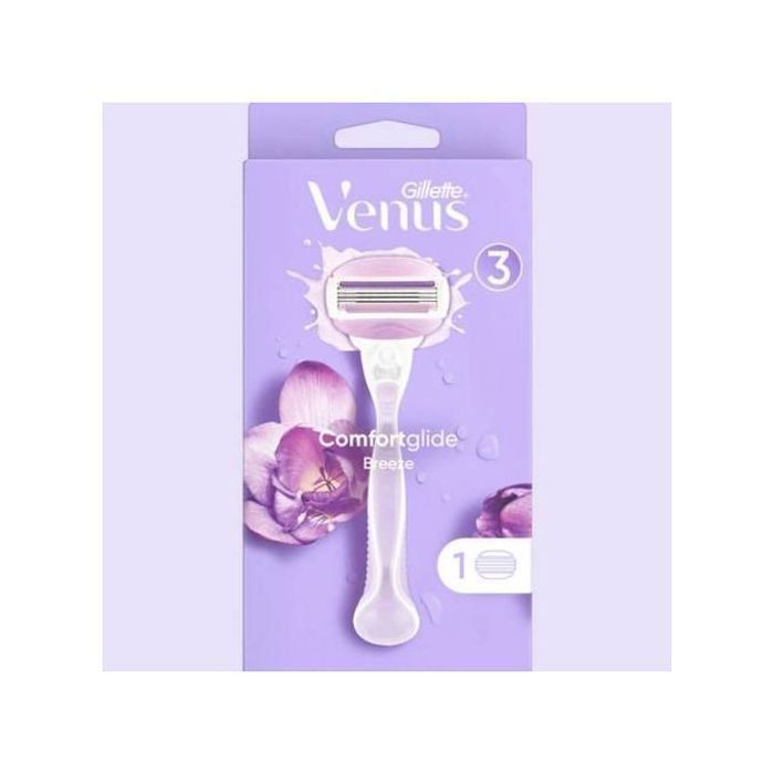 Gillette Venus Rasoir feminin ComfortGlide Breeze 3 lames intégrées