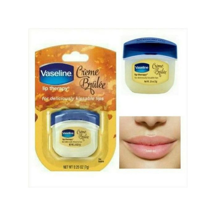 Vaseline Thérapie des lèvres soin protection du froid Mini pot créme brulée 7g