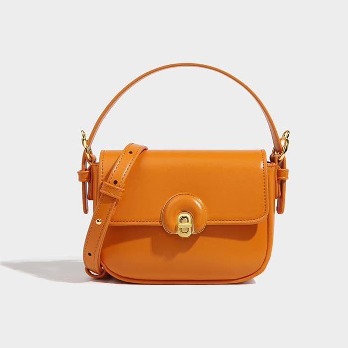COUCOU PARIS Sac à main pour femme luxe tendance french style CK040-3 Orange
