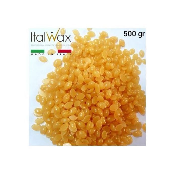 Italwax Cire film rose pour l'élimination des poils courts et épais. 500GR