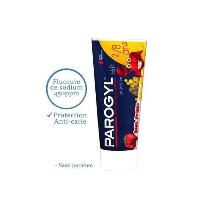 PAROGYL Dentifrice Kids Protection renforcée Gout Fraise