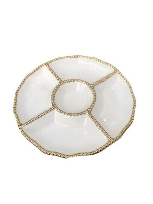 ASSIETTES Doré  24CM