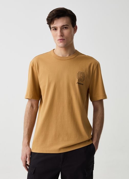 T-shirt en coton avec imprimé logo