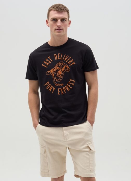 T-shirt avec imprimé Far West