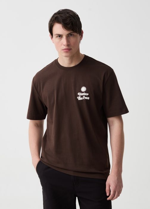 Printed cotton T-shirt