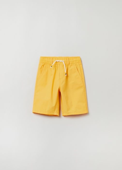 Bermuda en coton avec cordon de serrage