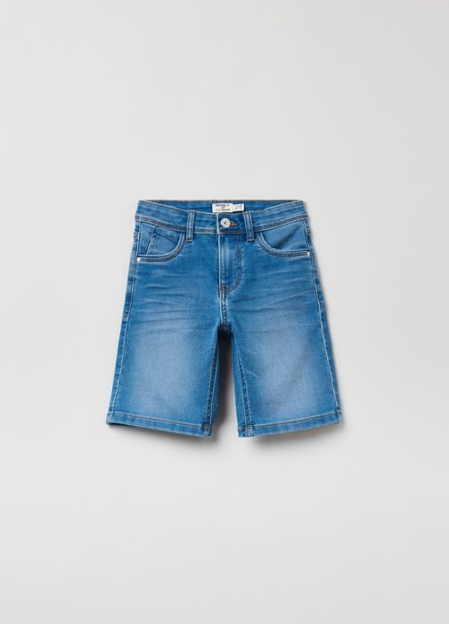 Short en jean - Non spécifié - Enfant - 5 poches - Bleu - Coupe Regular