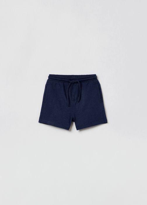 Short en denim - Non spécifié - Effet décoloré - Taille élastiquée - 5 poches - Garçon