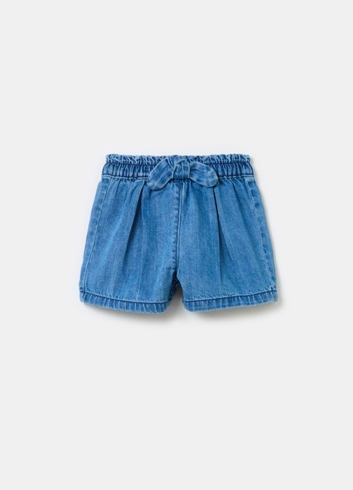 Short en denim - Non spécifié - Enfant - Bleu - Regular - 65% Coton, 20% Viscose, 15% Lyocell