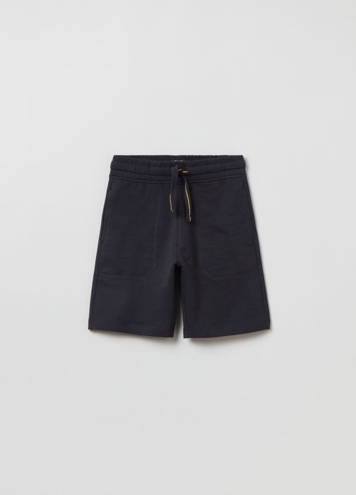 Shorts en coton - MARQUE - Modèle - Noir - Enfant - Garçon