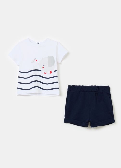 Ensemble T-shirt et short - Non spécifié - Multicolore - 100% coton biologique - Mixte - Regular