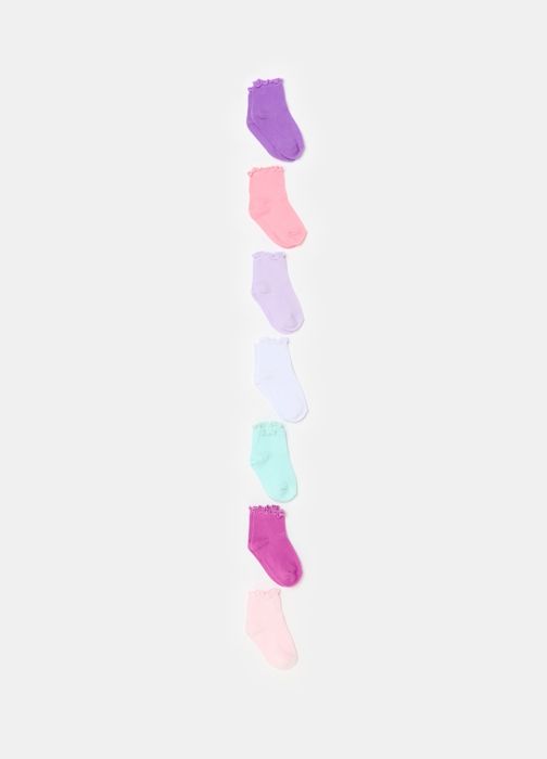 Chaussettes courtes - Noname - Pack de 7 - Multicolore - Enfant - Respirant