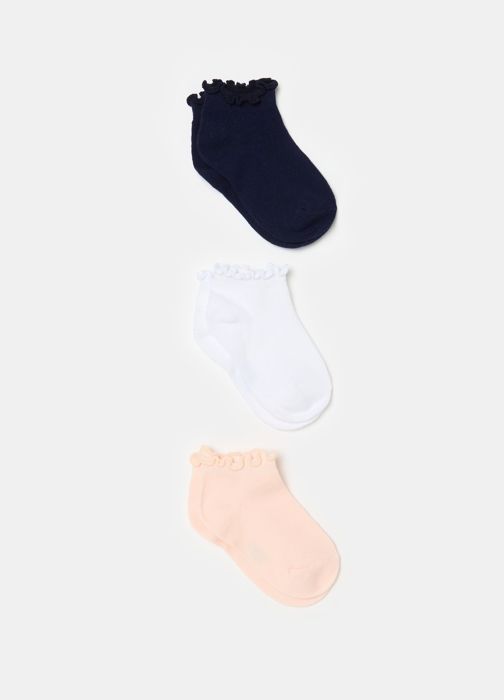 Chaussettes courtes - Noname - Pack de 3 - Coton biologique - Multicolore - Enfant fille