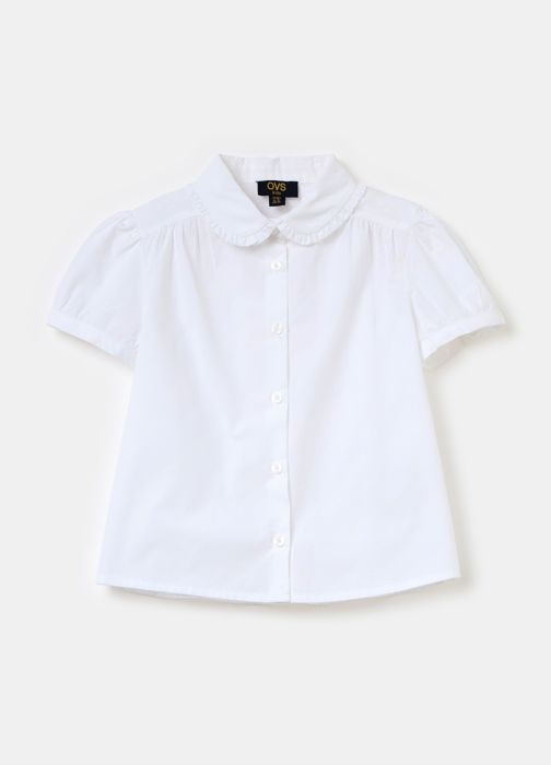 CHEMISES DE FILLES DE 3 À 10 ANS - WHITE                    