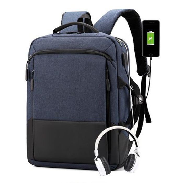 Sac à dos multifonctionnel - GENERIC - Voyage - Port USB - Ergonomique - Grande capacité