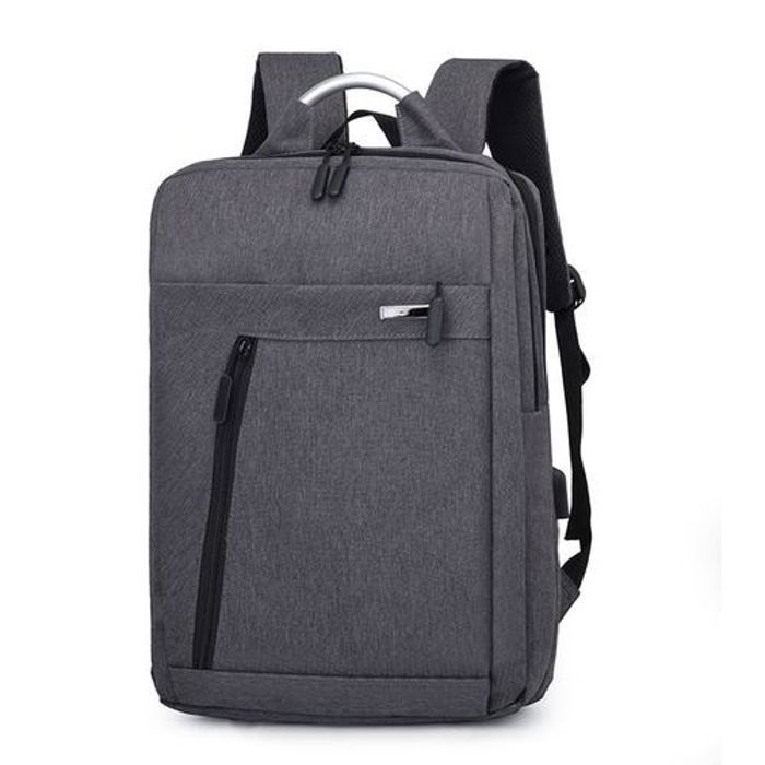 Sac à dos antivol pour PC, bag d'école de voyage, cartable, Gris