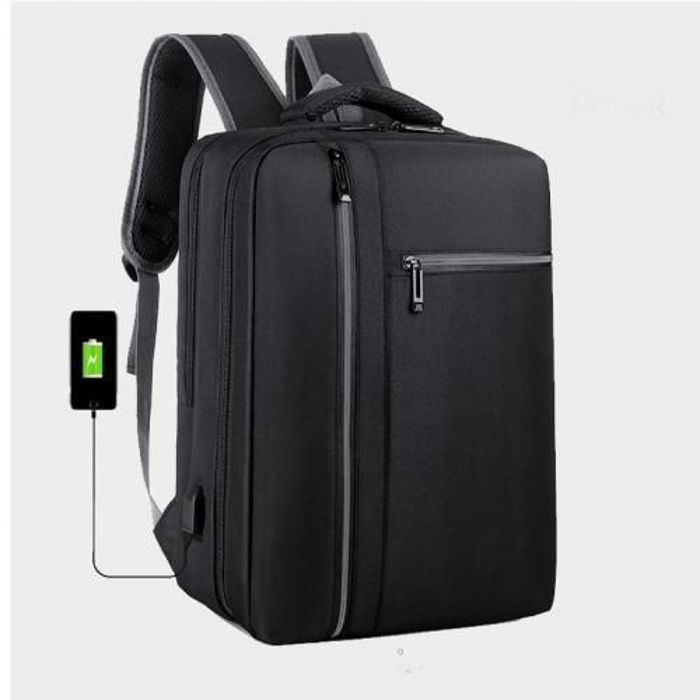 Sac à dos - GENERIC - Anti-vol - Léger - Grande capacité - Noir