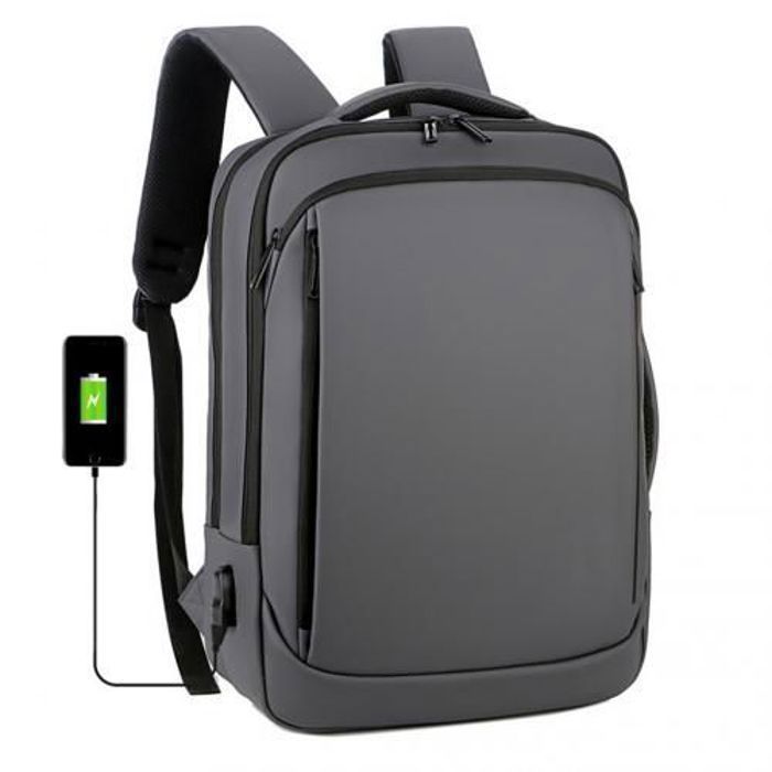 Sac à dos pour ordinateur - GENERIC - Étanche - Grande capacité - Port USB - Compatible 15,6 pouces