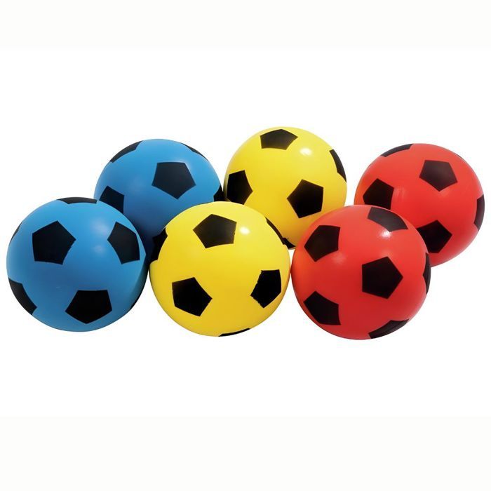 BALLONS En mousse 20 cm lot de 6