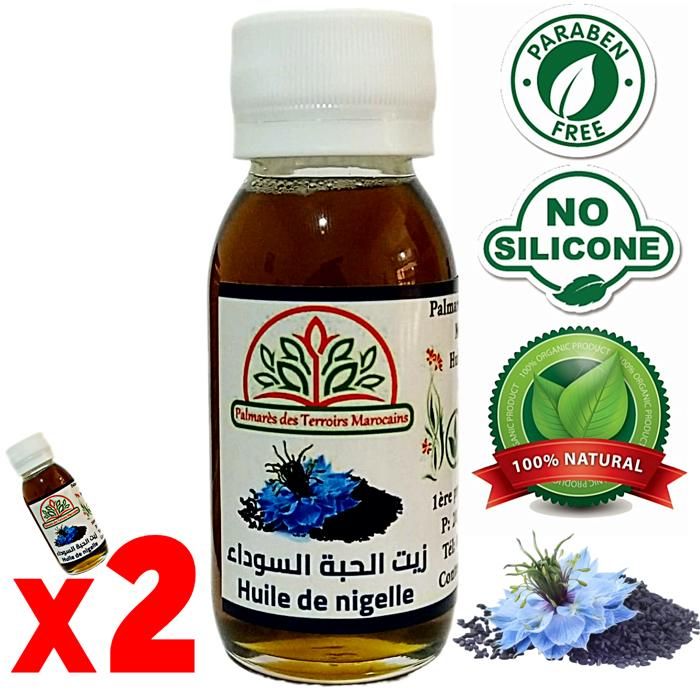 Huile de Nigelle 100% naturelle (Cumin noir) 120ml