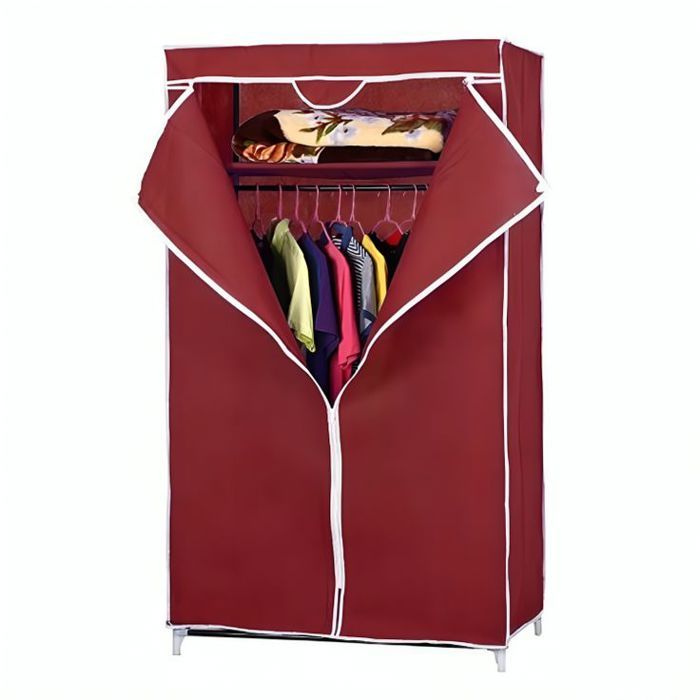 Armoire en tissu portable et pliable pour le rangement et l'organisation des vêtements