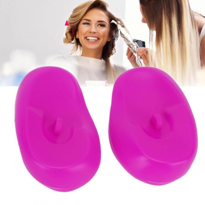 Lot de 2 protège-oreilles en silicone - Rose