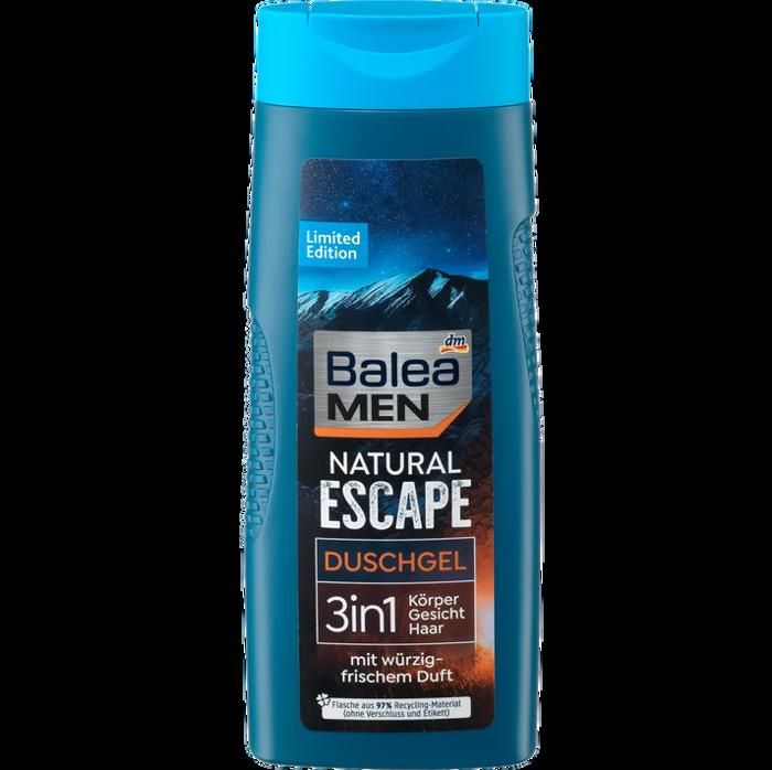 Gel douche Natural Escape, 300 ml 3in1