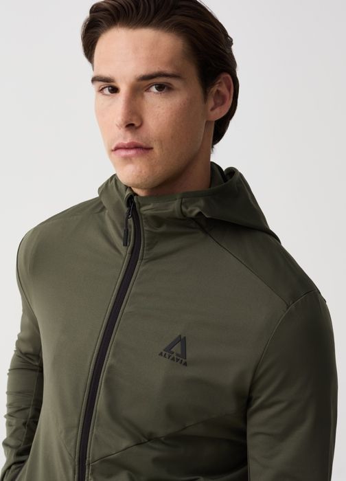 Sweat à capuche thermique - Altavia - Vert - Résistant au vent - Déperlant - UV protection élevée