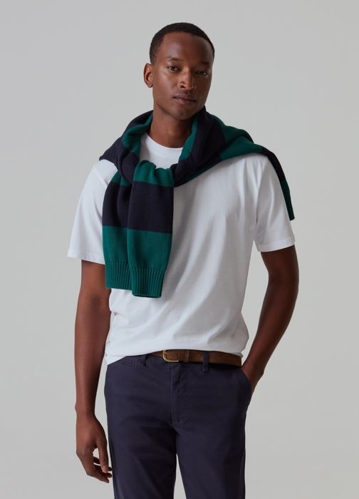 T-shirt - PIOMBO - Col rond - 100% coton Supima - Manches courtes - Regular