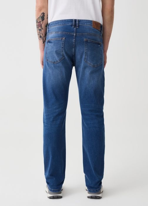 Jean skinny - Non spécifié - Effet décoloré - Coton recyclé - 5 poches - Extensible - Marjane Mall - Image 3