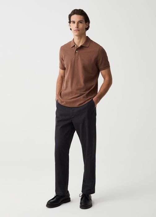 Pantalon chino jogger à coupe décontractée