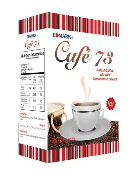 Cafe 73 Mélange pour café instantané avec extrait de ganoderma