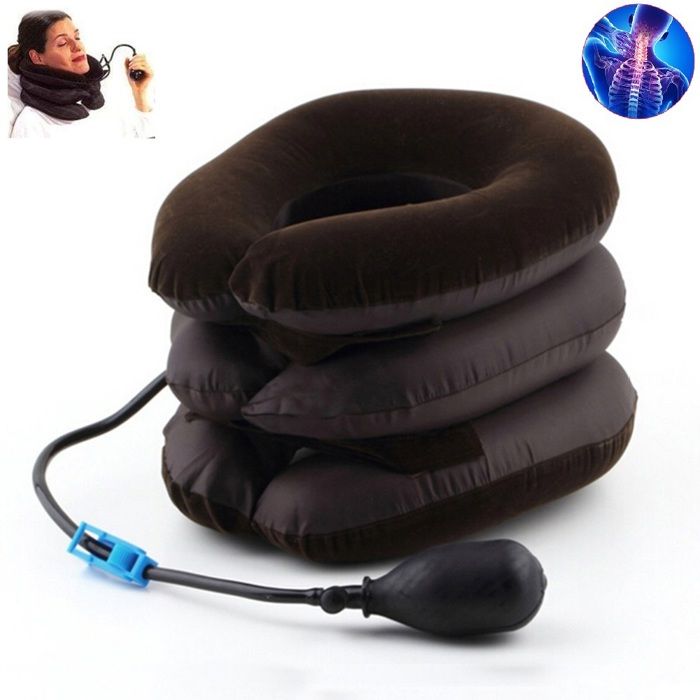 Collier Cervical Gonflable pour Soulagement de Douleur de Cou et de la Nuque