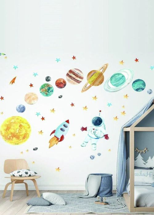 AUTOCOLLANT MURAL ESPACE