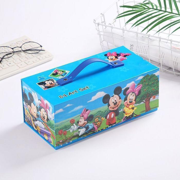 Coffret de peinture pour enfants Disney Mickey Mouse pour dessiner 54 pièces