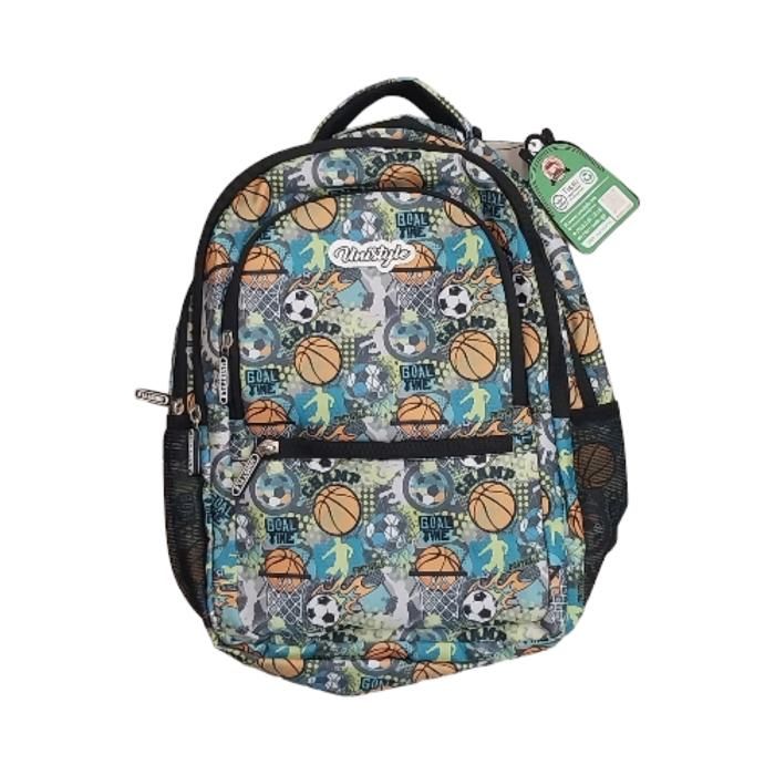 SAC A DOS 40CM 4POCHES DIFF Couleur & motif aléatoires