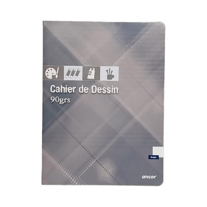 Cahier Piqué Dessins 96 Pages 90g FT 24 x 32 Dessin - Couleur Aléatoire