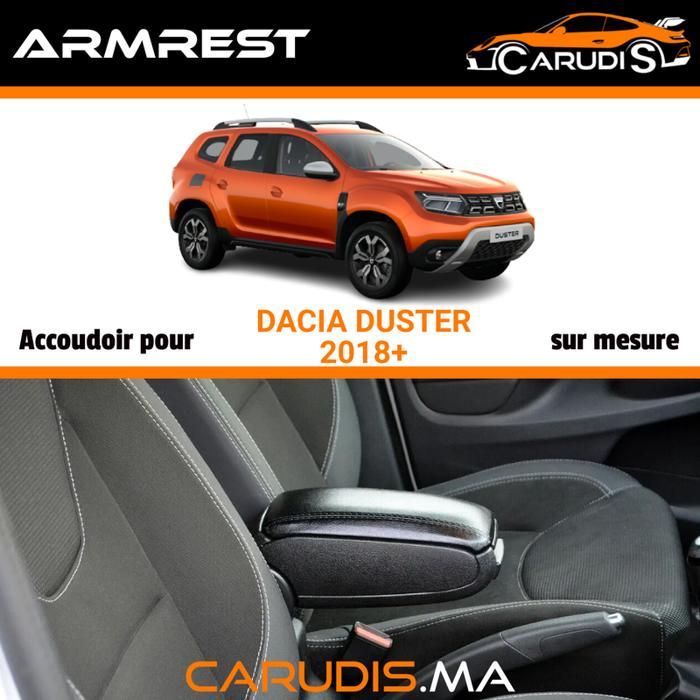 Accoudoir voiture - Dacia Duster II - Réglable - Espace de rangement - Matériau durable