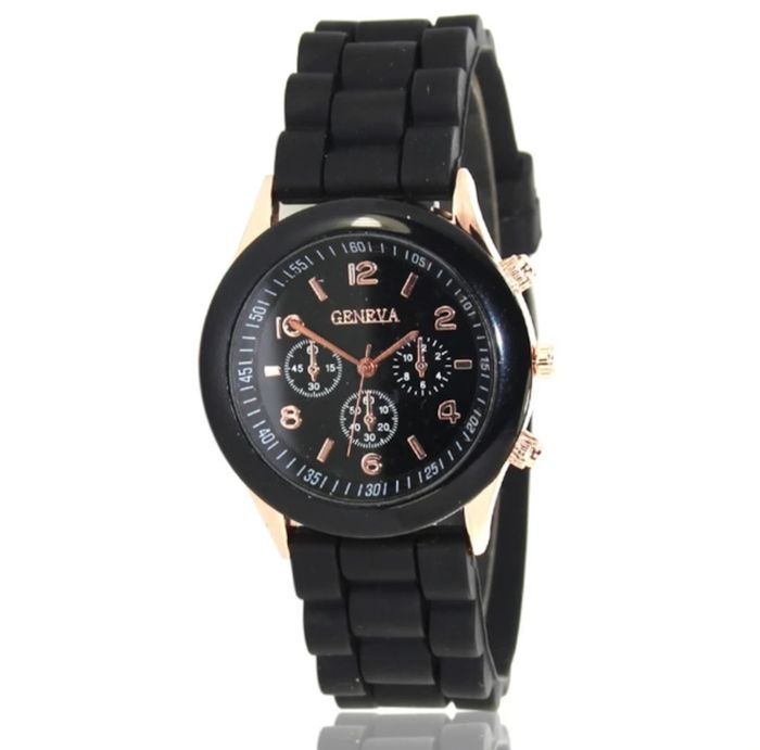 Montre pour femmes. Montre décontracté en silicone.