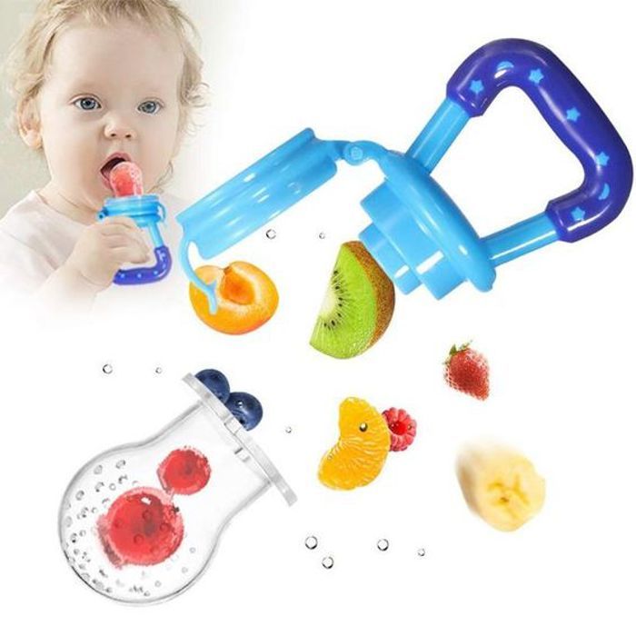 Tétine sucette à fruit pour bébé - Jaune