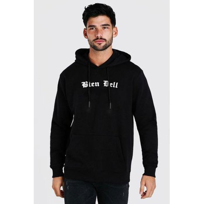 Hoodie/Capuche - Biendell - Promo - Noir - Manches longues - Col capuche