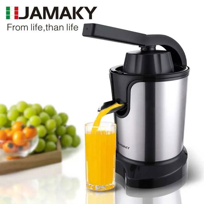 Jamaky Citrus Juicer Presse Agrumes Avec Levier Professionnel Capacité 300 ml Sans Boutons 700W